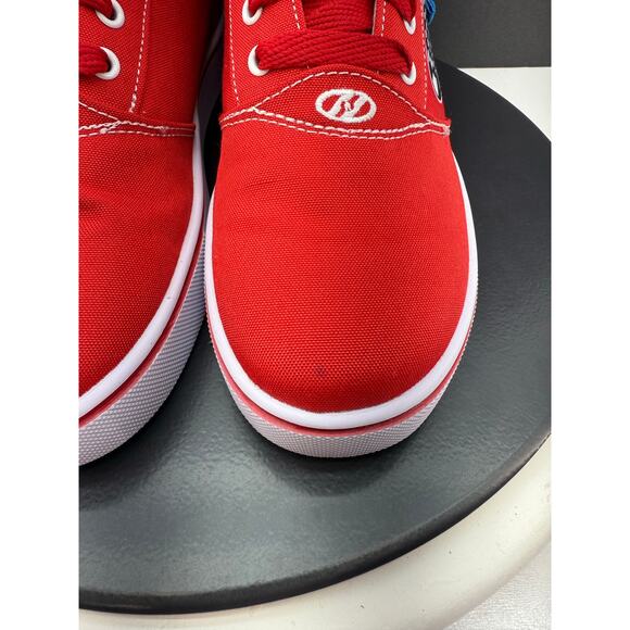 Heelys Pro 20 Prints Red Checkered Skate Shoes Size 7 Youth Womens 8.5 Skater - Picture 3 of 9